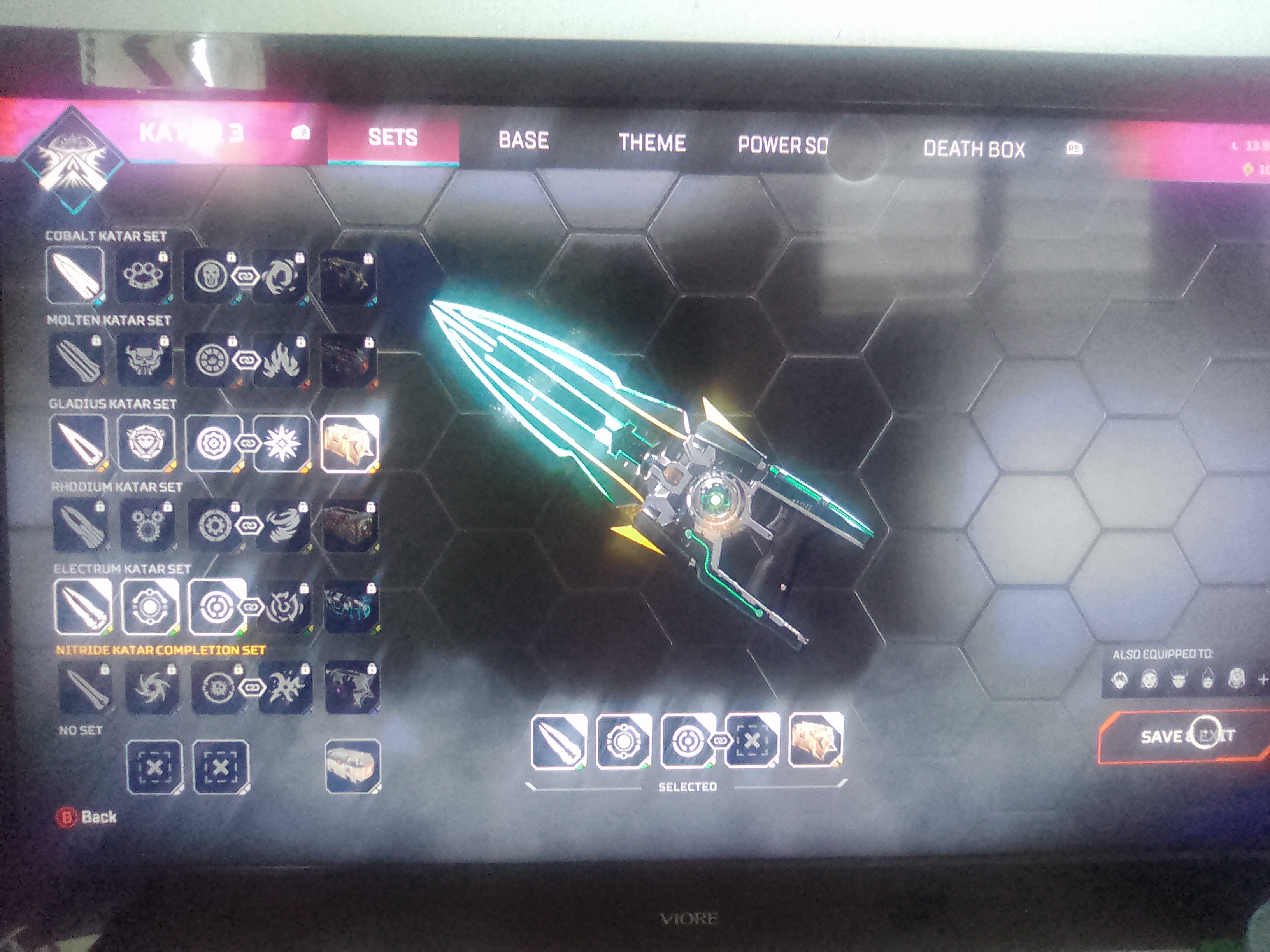 KATAR HEIRLOOM S29 Diamond, Gold, 450 level, Relic: Yes