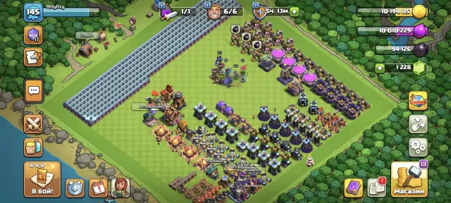 15th Town Hall (13-14), 6 builders, full Builder Base, 15 TH Home Village, 9 TH Builder
