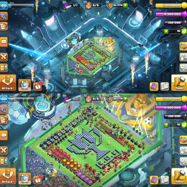 🏆 TH13 WORLD RAREST ACCOUNT 🏆 3X PAID SCENERIES 🏆 16X EQUIPMENT(11X MAX LVL 18)🏆6X BUILDERS 🏆, 13 TH Родной Деревни
