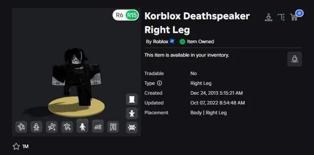 ❤️Korblox Deathspeaker | MANY OUTFITS | DESCRIPTION❤️, Sale, Voice chat: Available