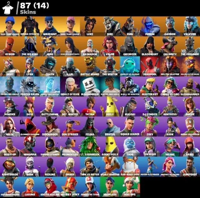 [PC/XBOX/PSN] 87 SKINS | OG STW | BLUE TEAM LEADER | OMEGA 5 | 300 VB | FULL ACCESS, Продажа, скины 87