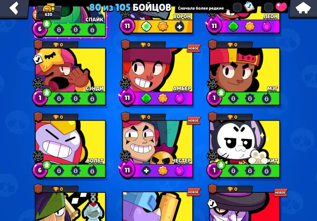 exclusive account from 2020! Read the description!!!, 620 trophies, 80 brawlers