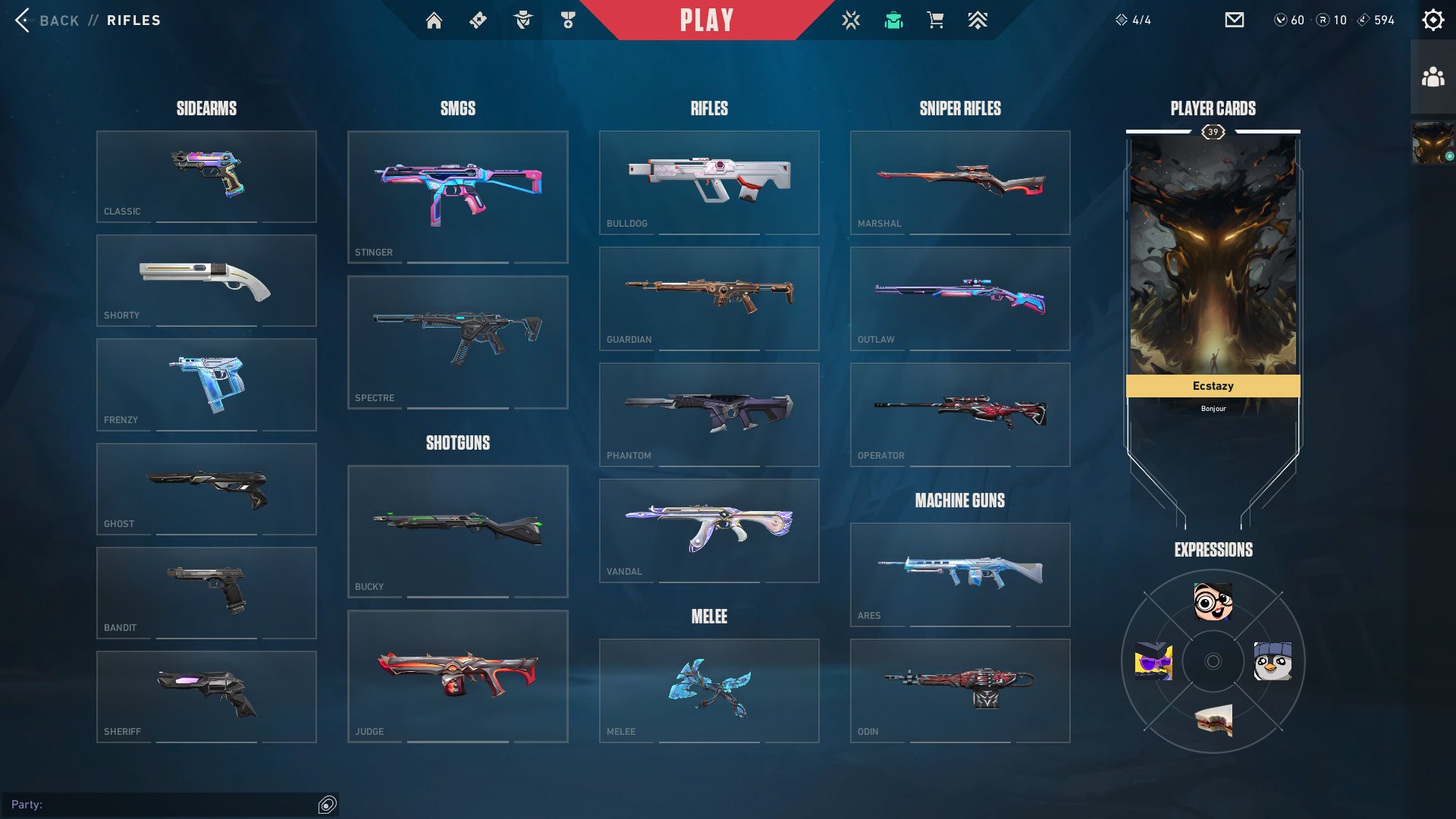 🌍EU/TR/RU🌍💖【PREMIUM SKINS】💖3 KNIFES⭐EVORI⭐BLACKSPYRE⭐SPECTRUM⭐RGX + OTHER COOL SKINS✅WITH MAIL✅, Sale, Silver 2, Agents: 14, Skins: 39