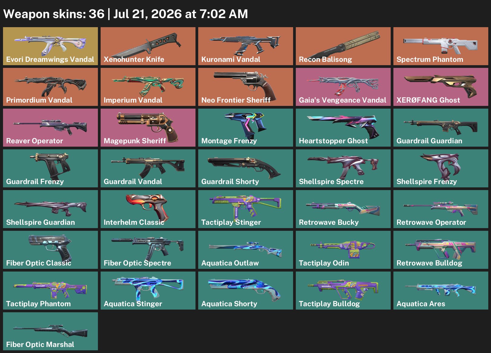 Patm | EU | 28 250 VP | 2 Knives + 36 Skins | Inventory value: ~ 28,250 VP, Sale, Silver 3, Agents: 16, Skins: 36