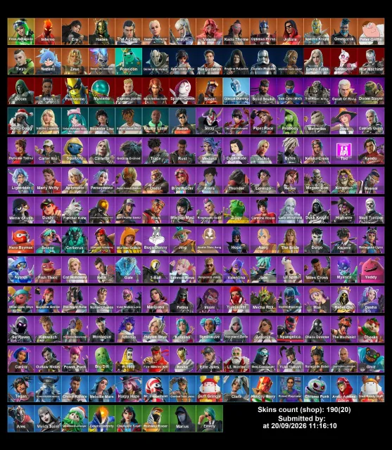 🔥 190 SKINS | 267 RUCKSÄCKE 🎒 | 242 SPATEN ⛏️ | 186 EMOTIONEN 💃 VOLLER ZUGANG 🔥, Verkauf, Skins 190