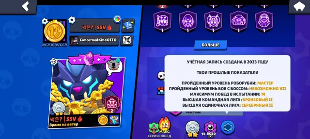 🔥 TOP-TIER BRAWL STARS ACCOUNT + A NICE BONUS — CLASH ROYALE! 🔥, trophies 52489, brawlers 104
