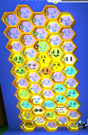 BLUE HIVE, 16-17 LVL hive, DIAMOND MASK ,offline voucher,bear bee, Accounts