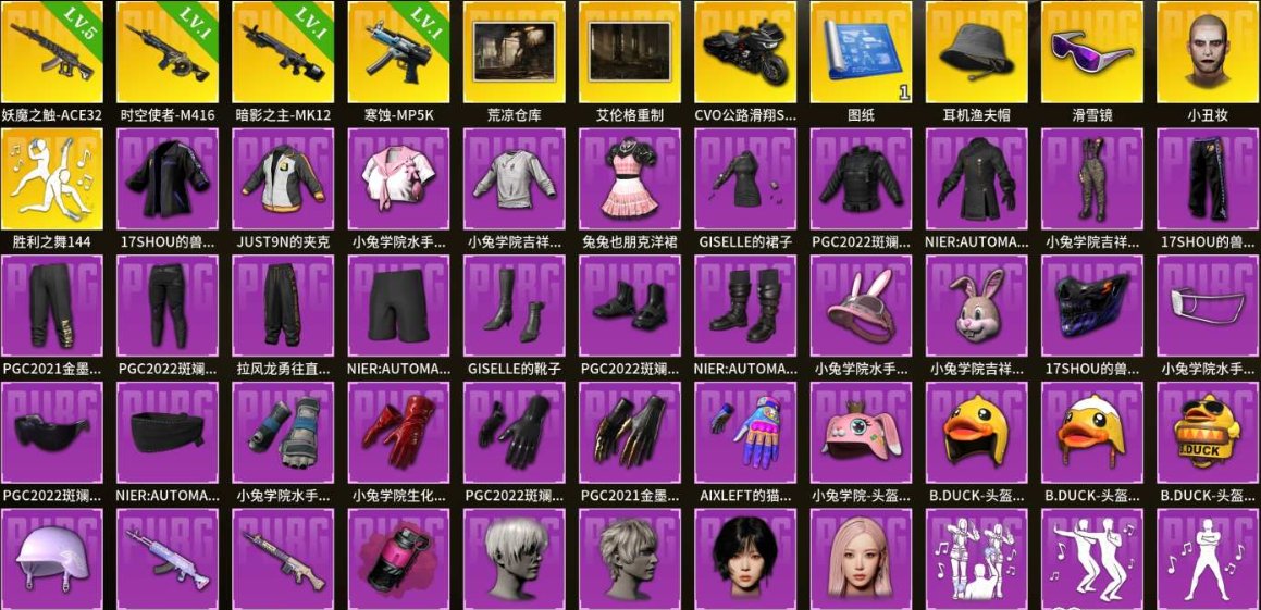 ✅⭐JUST9N's jacket + NIER: AUTOMATA-9S's hairstyle + four legendary weapons✅⭐, Yes BATTLEGROUNDS Plus