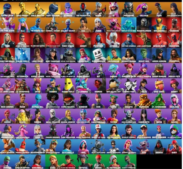 👕 129 skins 💰 Astro Jack | Travis Scott | Gold Midas | Gold Brutus gmail email, offer a price, Sale, skins 129
