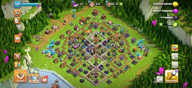 🔥selling account in Clash of Clans🔥 15 TH🔥, 15 Town Hall of the Home Village, 10 Builder Hall TH