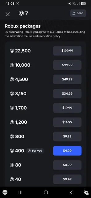 Продажа старого аккаунта в роблокс, Продажа, Voice chat: Нет