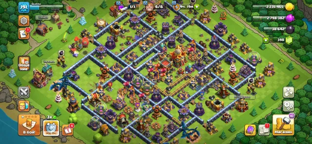 🌑【🏆16 TH🏆】【HEROES 73/72/44/45/25/3】【🃏6/6 BUILDERS🃏】🖤, 16 TH Home Village, 9 TH Builder