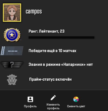 💠🌀💠 TG【CS 2】🌀💠🌀 PRIME STATUS 23 LVL 💠 FULL DATA CHANGE 💠 OPEN PREMIERE 💠🌀💠, Sale, Empty, Yes PRIME, Competitive