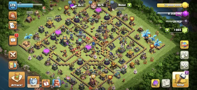 🏰14 TH🏰👑HEROES 80/85/42/58/29👑🌸10SKINS🌸⭐NICE UPGRADING⭐🔮6 EPIC EQUIPMENT🔮, 14 TH Родной Деревни, 10 TH Строителя
