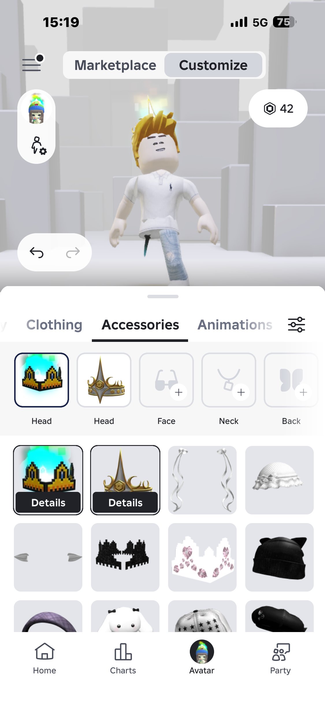 account with korblox, 8 bit krown, lord of the buxeration, Sale, Voice chat: Yes