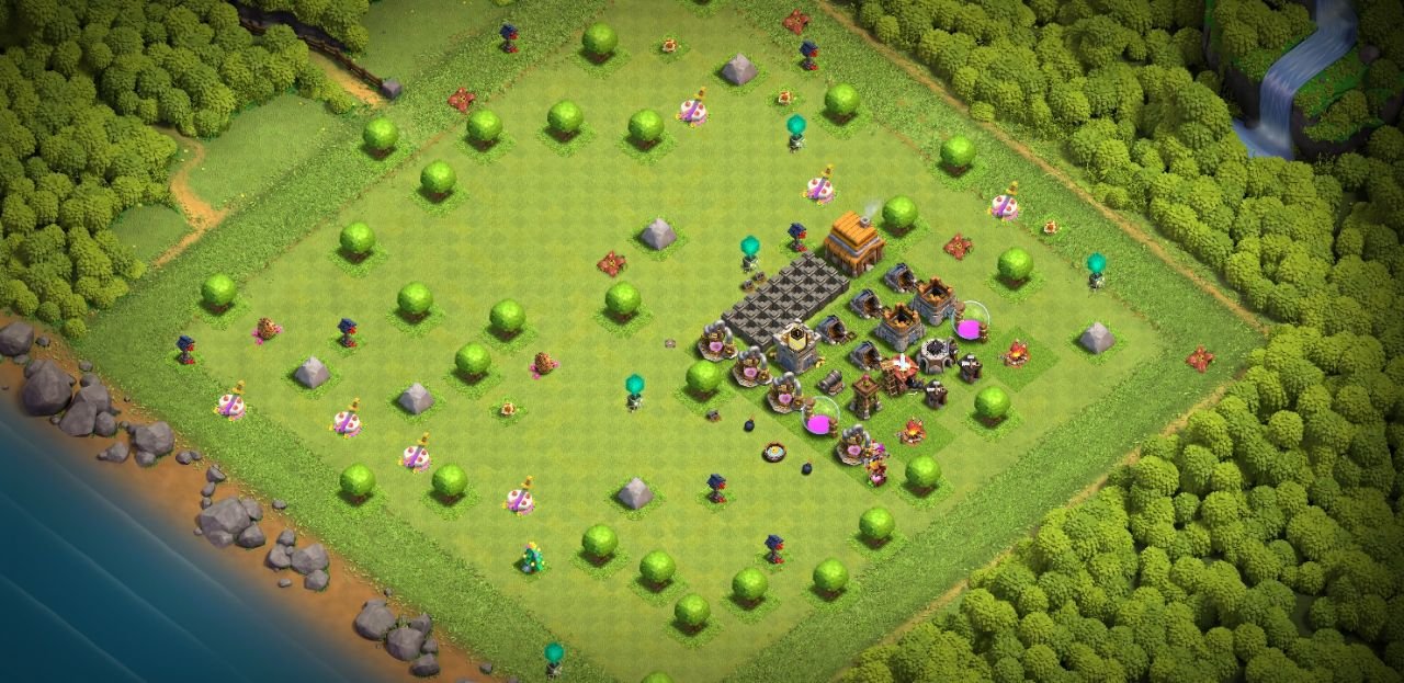 🔥1 CANNON AND 1 ARCHER TOWER🔥UNIQUE ENGINEER🔥, 4 TH Main Village