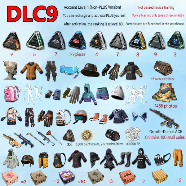 🔫 ACE32 DEMON TOUCH | 👷 WORK SET | 🎫 1488 COUPONS | 📦 160+ TOTAL CRATES, No BATTLEGROUNDS Plus