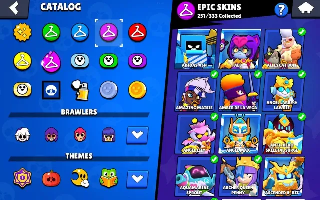 ❤️JUICY ACCOUNT WITH MATCHERINO WINNER PIN AND FULL 11 POWER LEVELS❤️, 86845 trophies, 107 brawlers, 58 primes