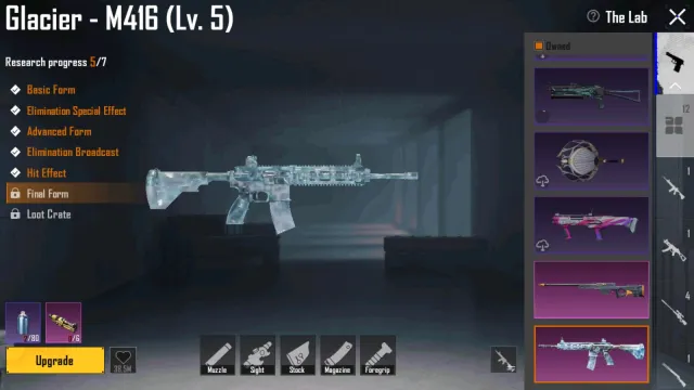 M416 «Ледник» Lv.5❄️ Шлем «Ледник»❄️ 24 мифических предмета💫 12 прокачиваемых оружий🔫 ID-карта🪪, Продажа, 65 уровень, Ранг: Алмаз, 20+ мифик скинов, 10+ прокачиваемых оружий, 1-4 килл чатов, Нет спорт каров