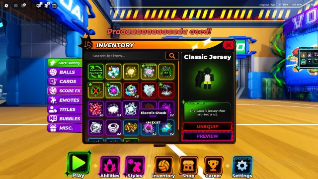 Sell account for Volleyball Legends, Accounts