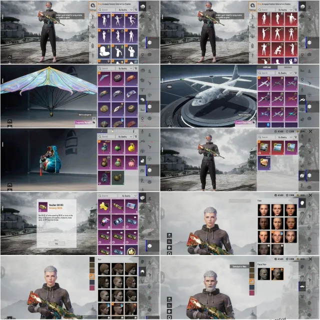 S4 All Faces/Hair/Beard On"M416 Roaring Lvl 4 (KillMsg)Ump Lvl 4 (KillMsg)S2 Account, Продажа, 76 уровень, Ранг: Алмаз, 30+ мифик скинов, 10+ прокачиваемых оружий, 1-4 килл чатов, Нет спорт каров