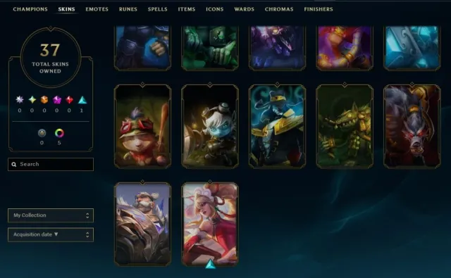 D4 acc, Sale, level 43, champions 57, skins 2, Diamond
