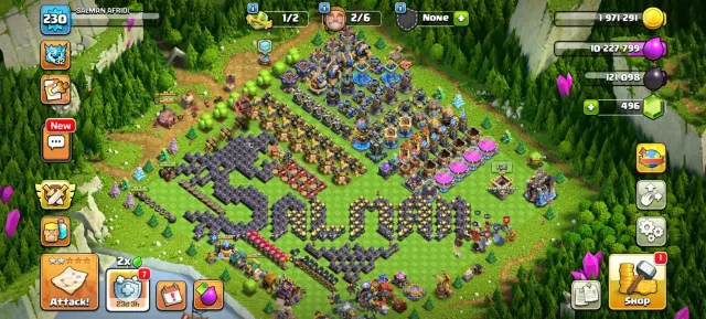 【6 HERO MAX】TH18 MAX ID【HERO'S: 105-105-95-80-55-25】ALL EPIC MAX | LEAGUE KING SKIN | MAX WALL, 18 TH Main Village