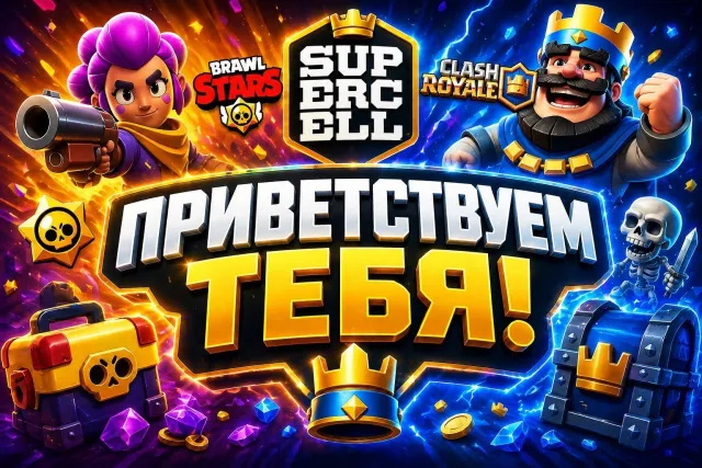 🔥Аккаунт в Brawl Stars🔥 |68000| + 🔥Clash Royale🔥 |8032| ПЕРЕПРИВЯЗКА (СМОТРЕТЬ ОПИСАНИЕ), 68000 кубков, 103 бравлеров, 23 праймов