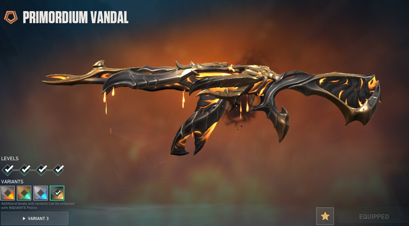 Vandal Primordium, Sale, Bronze 1, Agents: 25, Skins: 5