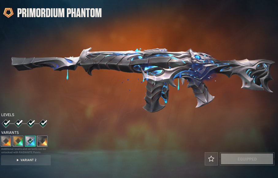 RADIANT❄️VANDAL HARNESS OF CHAOS + SHERIFF KURONAM + PHANTOM PRIMORDIUM❄️FULL ACCESS, Sale, Radiant, Agents: 19, Skins: 12