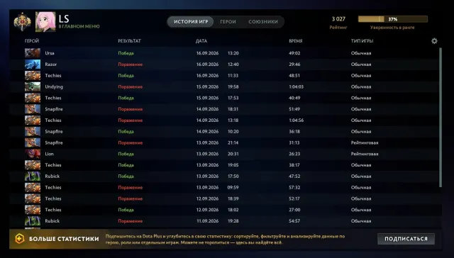 ❤️✨|Arcana: Phantom Assassin🌿Zestaw Tajnych Komnat🌿60 żetonów🌿Dota Plus na 2 miesiące🌿Krypty🌿Muzyka|✨❤️, Sprzedaż, 3027 MMR, 9630 uczciwości, 9630 grzeczności, 1481 meczów, 1800 godzin