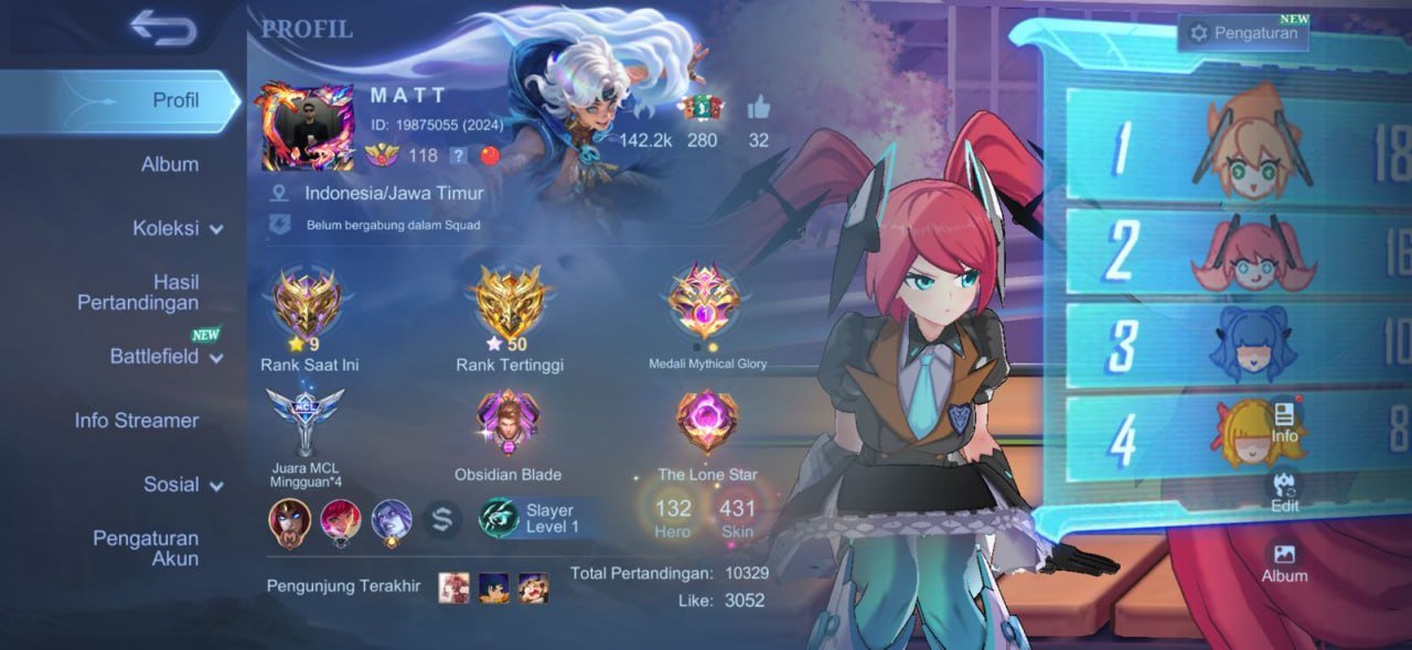 🔥Guru-1🔥 Legend Alucard, Sanrio Claude, Aspirant Layla–Chang’e, Collector Silvanna, AllStar 🔥