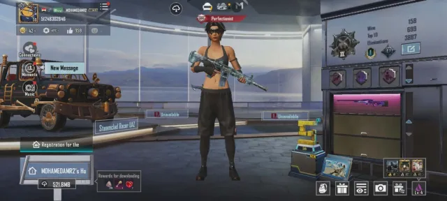 Glacier-M416(Lv.4) Mauve Avenger - AWM(Lv.1) Pumpkin Carol Groza (Lv.1) + Urban Walker Pants, Продажа, 60 уровень, Ранг: Корона, 30+ мифик скинов, 40+ прокачиваемых оружий, 10+ килл чатов, 1-5 спорт каров