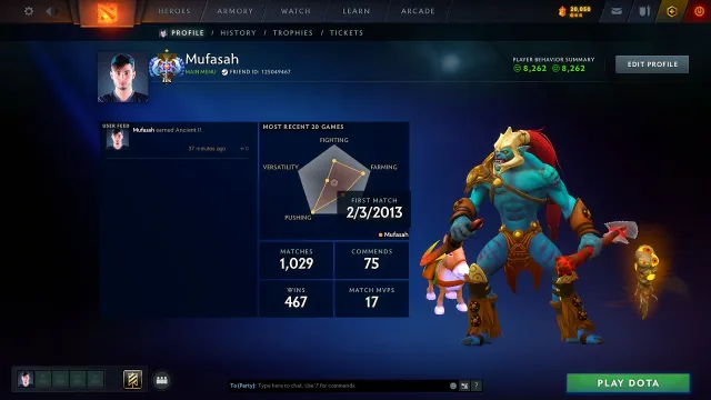 🧡LORD 1🧡MAINPOOL 🧡4000 MMR 🧡 RECALIBRATION AVAILABLE🧡, Sale, 4000 MMR, 8200 honesty, 8200 politeness, 1000 matches, 1600 hours