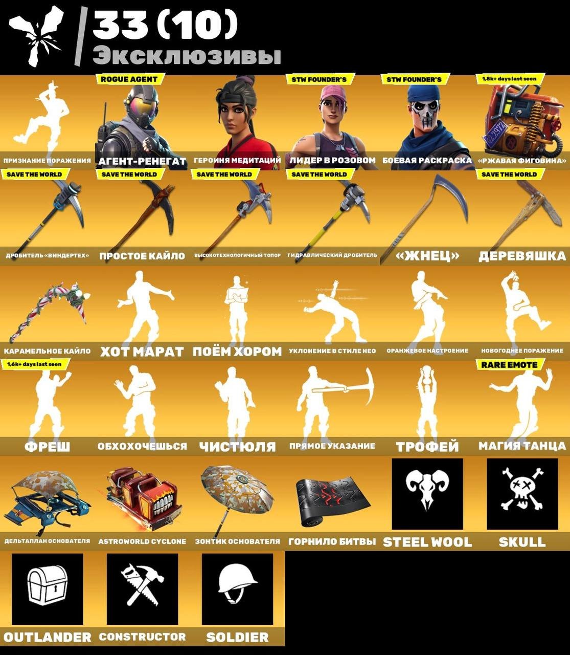 ✨FULL ACCESS✅ OLD PVE ✨Take The L✅FRESH✨TROPHY✅650 VB✨, Sale, skins 214
