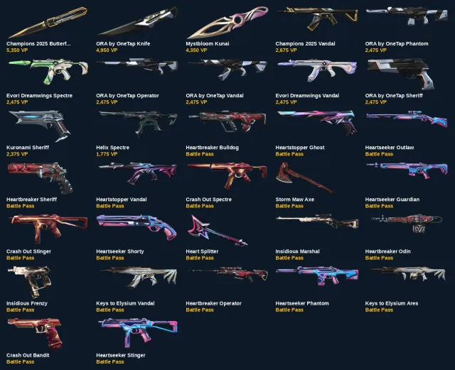 VZ143 EU EU | Level 50 | 32 skins | 6 agents | Champions 2025 Butterfly Knife, ORA b, Sale, Under calibration, Agents: 6, Skins: 32