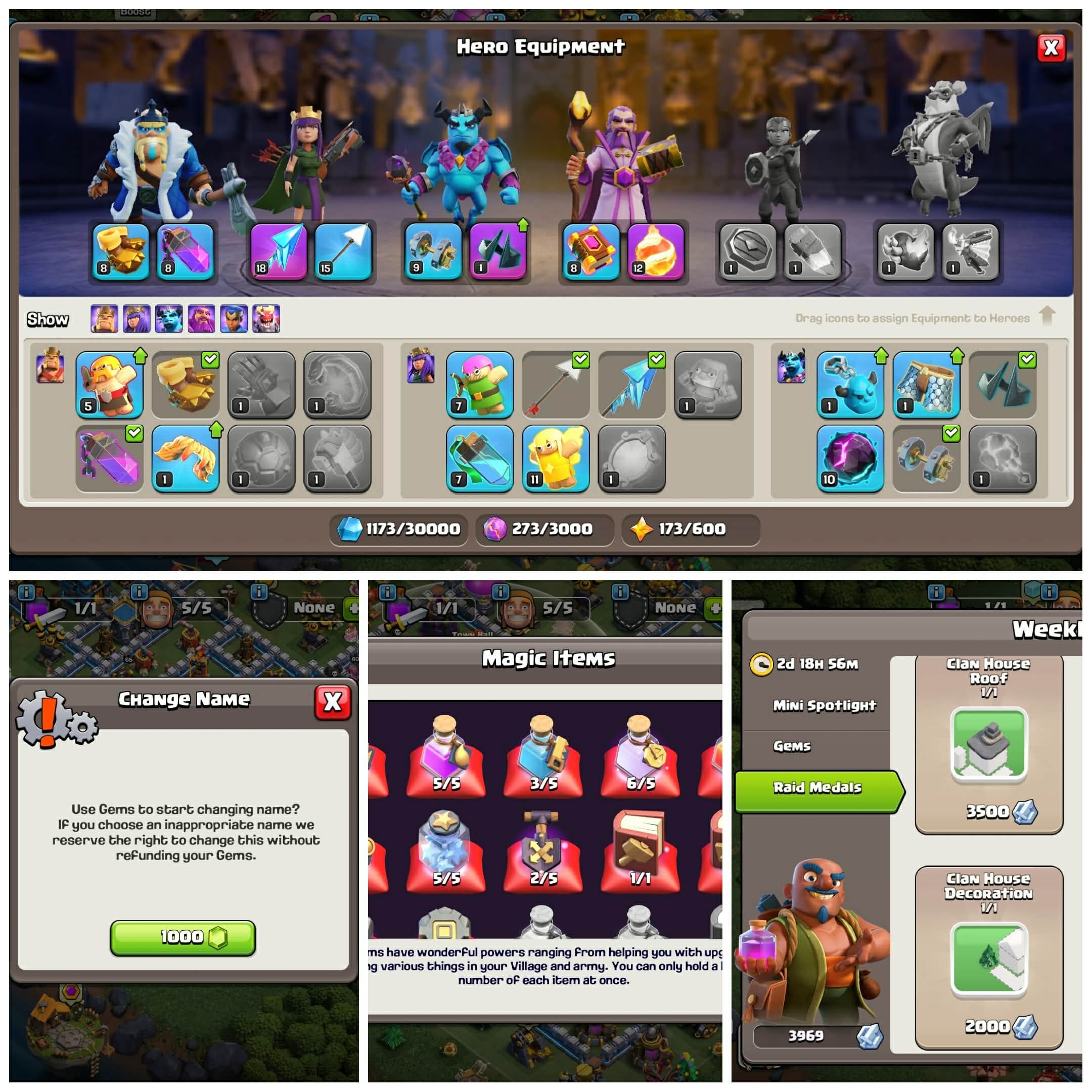 TH 12 👑100% Max Nothing Left🔰Dragon Statue✨STRONG LEVEL EVERYTHING👑(BK65,AQ65,MN40,GW40)🔰, 12 TH Main Village, 8 TH Builder