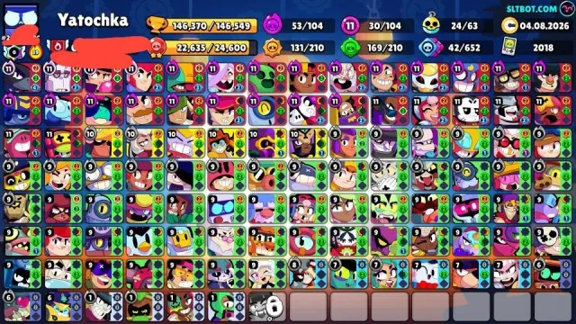 OLD ACCOUNT FROM 2018. ALL FIGHTERS + BP ACTIVATED. INCLUDES Clash Royale, trophies 146000, brawlers 104, primes 137