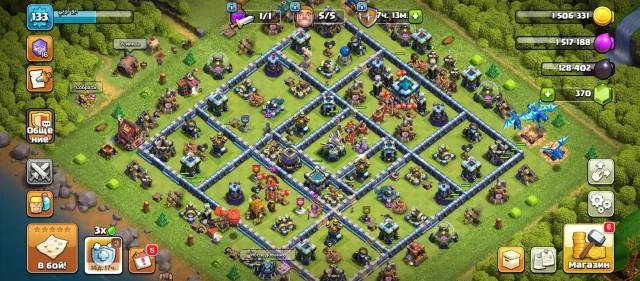 💜13 TH ALMOST FULL💜5🧑🔧💜HEROES 60/61/49/50/24💜8 EPIC ITEMS💜screens in description💜, 13 TH Home Village