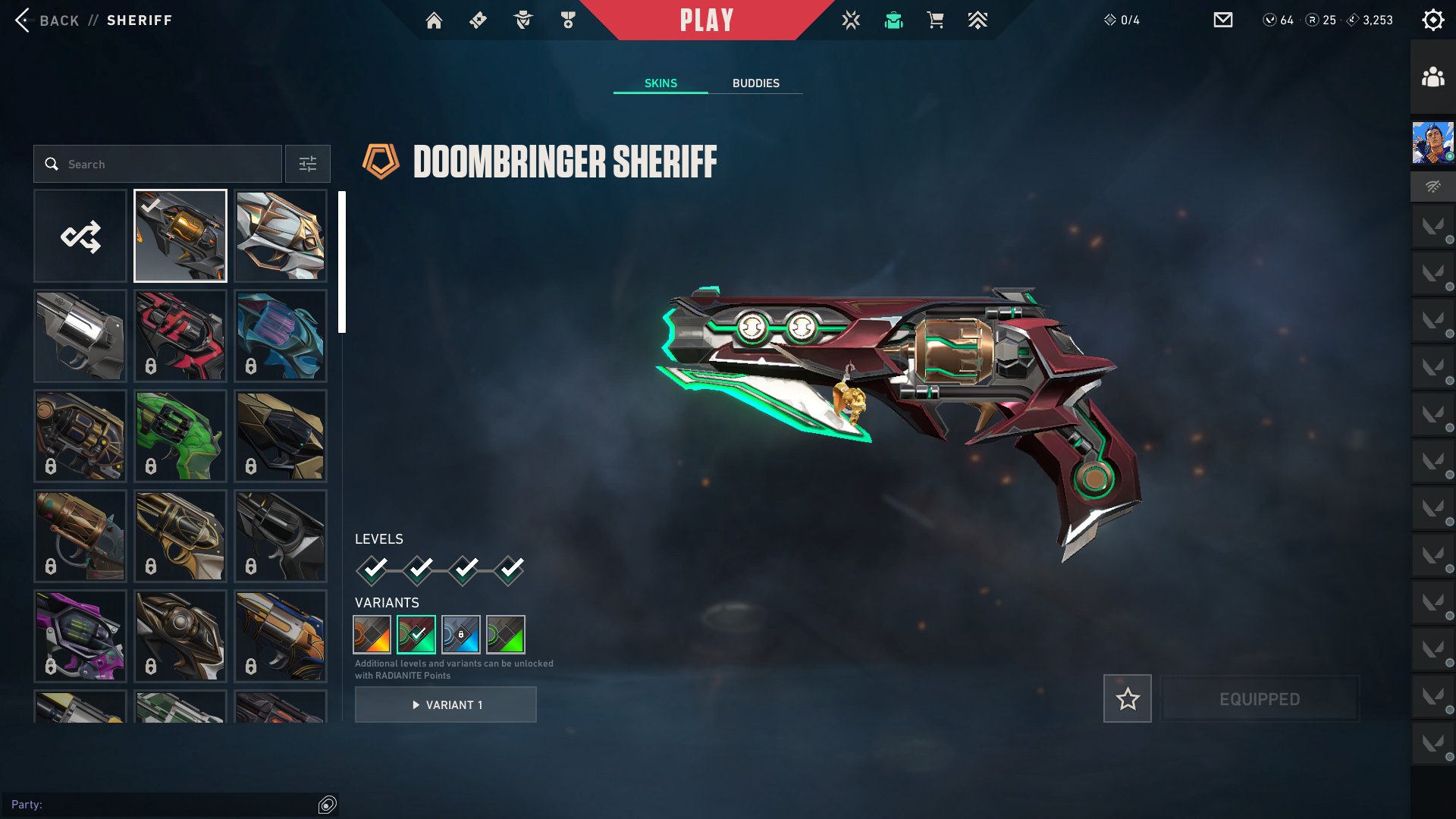 Valorant account vandals (chaos, prime, kuronami, rogue), Sale, Silver 3, Agents: 21, Skins: 31