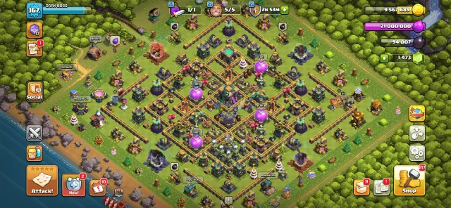 #C27📌DISCOUNT SALE📌TH 14 ALL MAXED 👑 3 MAX - 8 EPIC GEAR👑 Hero 84-85-56-60-30🔥, 14 TH Родной Деревни, 9 TH Строителя