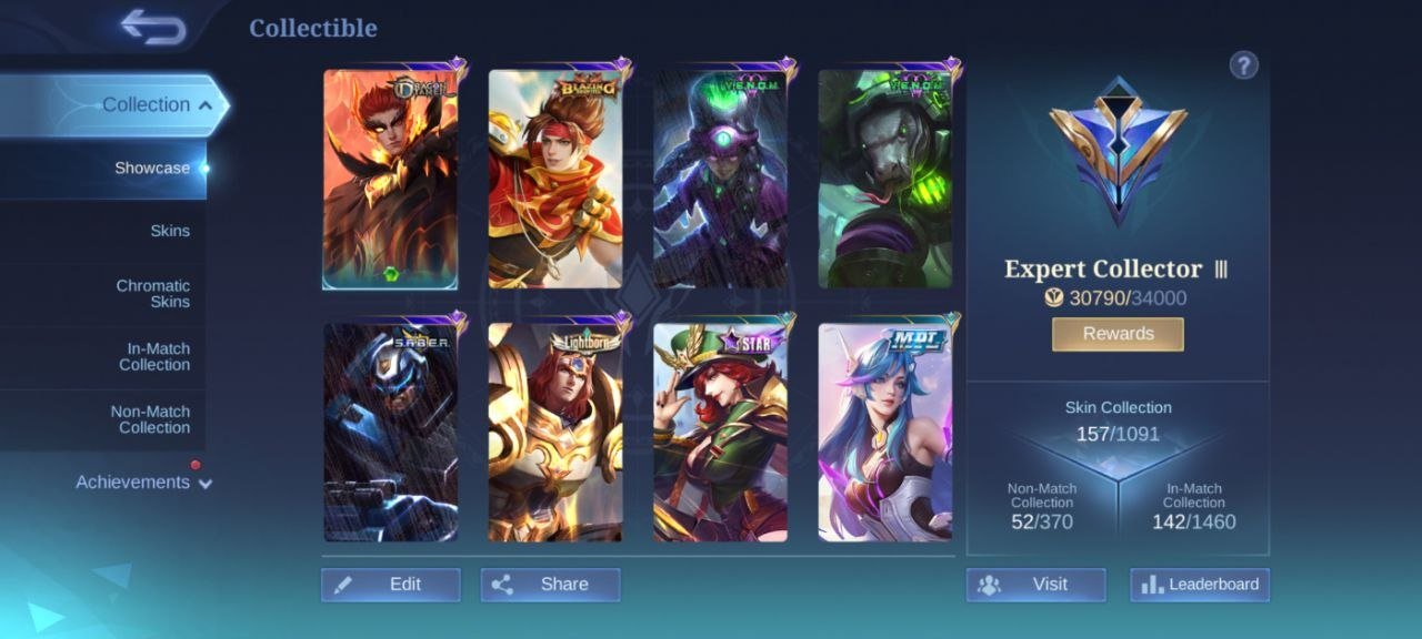 🔥 Mythic account! 107 heroes and 157 skins! 🔥
