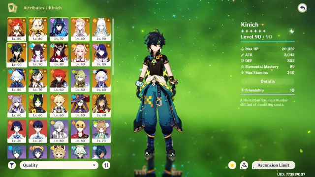 🔥【EU AR 57】 💠Kinich C1 + Signature💠 Xilonen + Signature💠 Chasca + Signature 💠 Emilie 💠 Zibai, Любая платформа, Почта привязана, Итэр, Прокачанный, AR 57