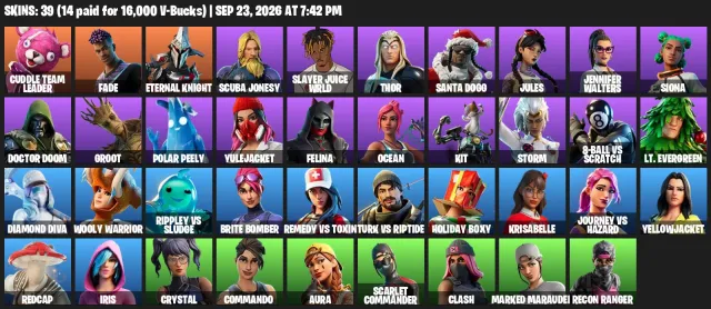 🔥VÉRIFIE LES IMAGES🔥✅MEGA GROS✅🔮Deltik Travis🔮Iris🔮Crystal🔮Rollie🔮Dons de 35000vb✅DESCRIPTION, Vente, skins 39