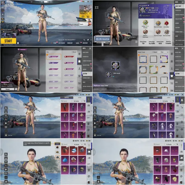 Merto Open"M416 Glacier Lvl 1"SLR,S18 (KillMsg)Lvl 60"1 Mythic Set"Mythic Helemt/Bag, Продажа, 60 уровень, Ранг: Ас, 1-9 мифик скинов, 1-9 прокачиваемых оружий, 1-4 килл чатов, Нет спорт каров