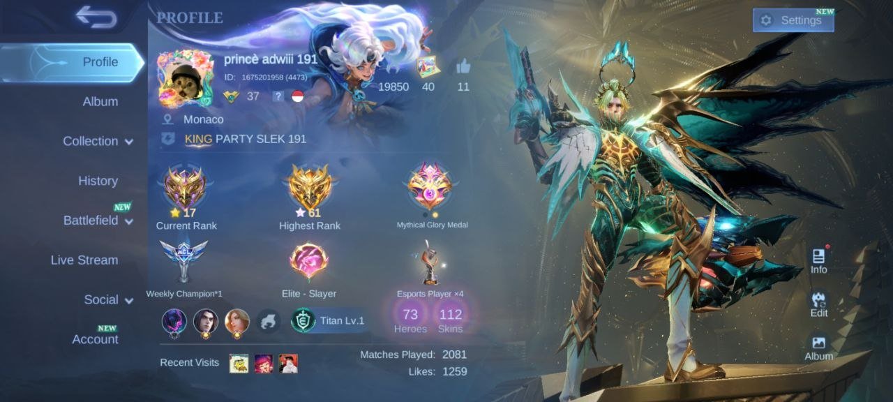 🌟 Mythic Account Granger and Natalia! 🌈