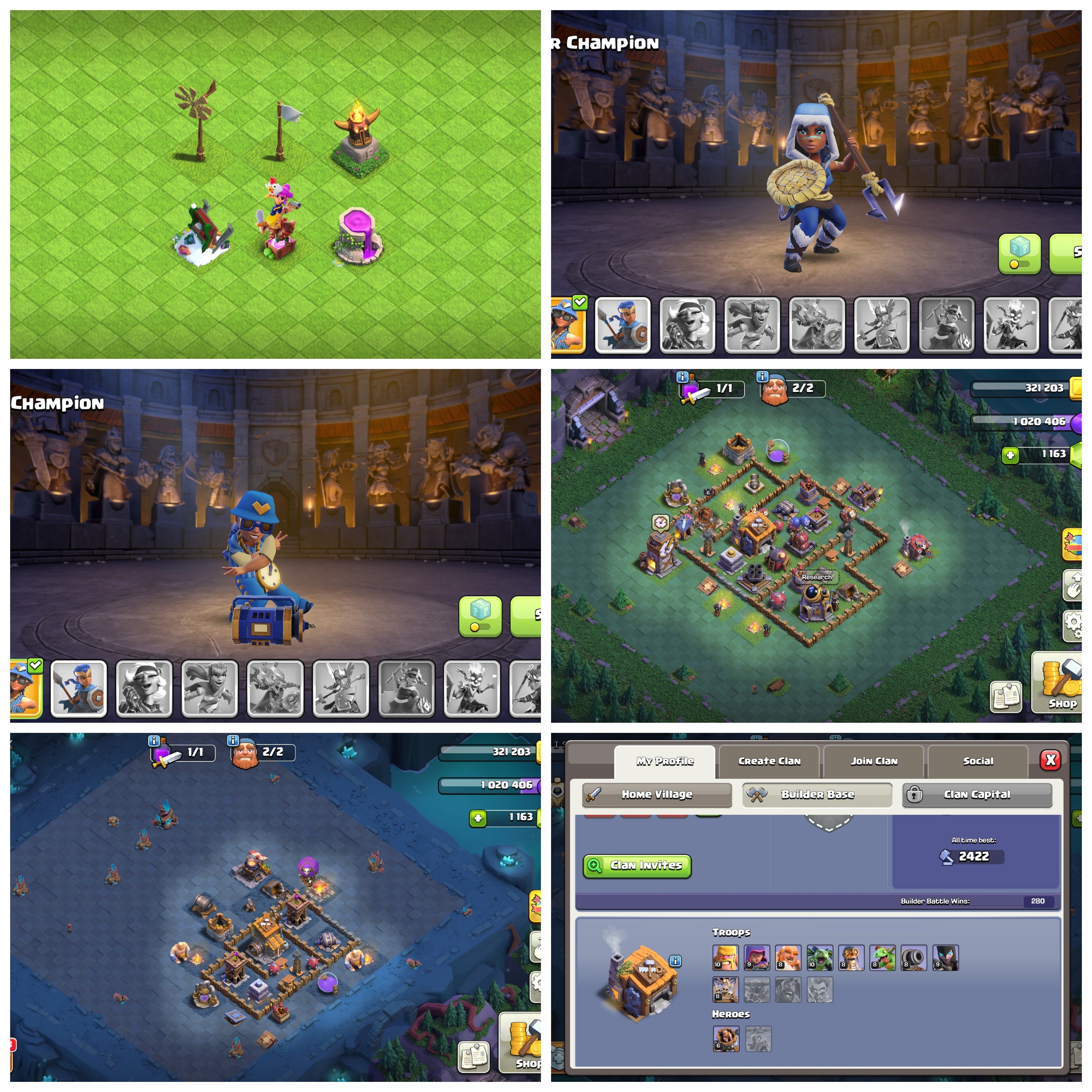 169⏩ Best Th16 ✦ Hero(45,45,40,26,13) ✦ 222 Medals ✦ 2x Hero Skins ✦ Fast delivery, 16 TH Main Village