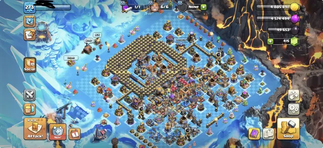 Clash of Clans TH18 Account, 18 TH Main Village, 10 TH Builder
