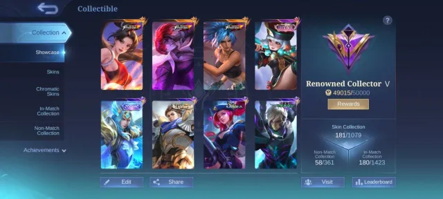 KOF Chou➤Masha➤Karina➤LUCKYBOX Ruby➤deluxe 32➤zodiac Lancelot➤EPIC Harley➤Roger➤Uranus➤emblem Max, Продажа, Ранг: Мифический, Уровень: 65, Процент побед: 48%, Герои: 102, Облики: 181