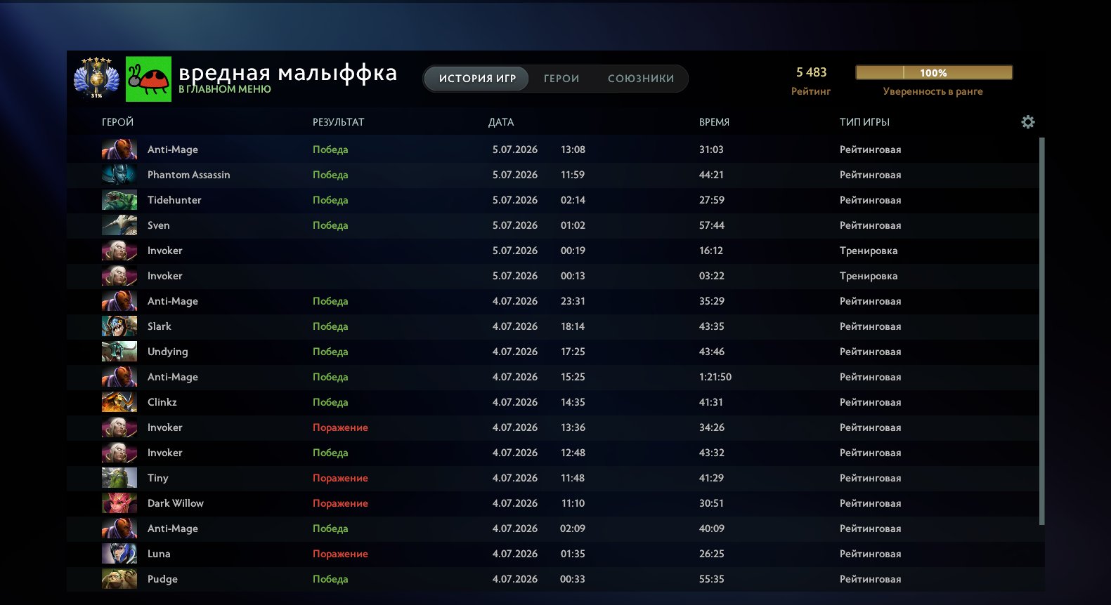 4600 mmr 12k behavior 44 trophies 4600 mmr 12k behavior 44 trophies, Sale, 5400 MMR, 12000 Behavior score, 12000 вежливости, 922 games, 1000 hours